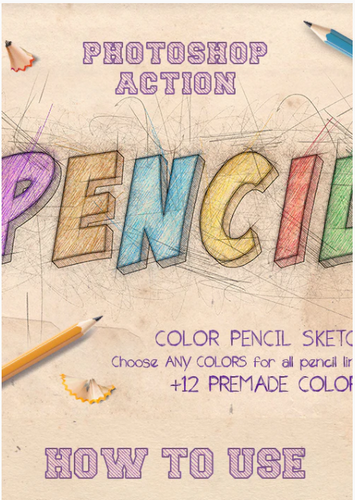 [Graphicriver] Color Pencil Sketch - Photoshop Act_0.png